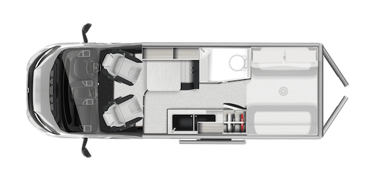 2026 Expedition Van 67 Flex Layout