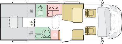 2027 Adria Coral 670 Sl Layout