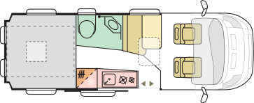 2027 Adria Twin 640sgx Layout