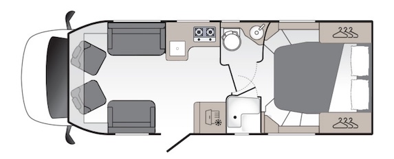 2027 Coachman Travel Master 545 Layout