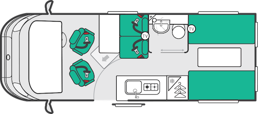 2027 Swift Carrera 144 Layout