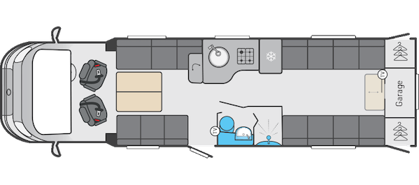 2026 Kon Tiki 874 Layout