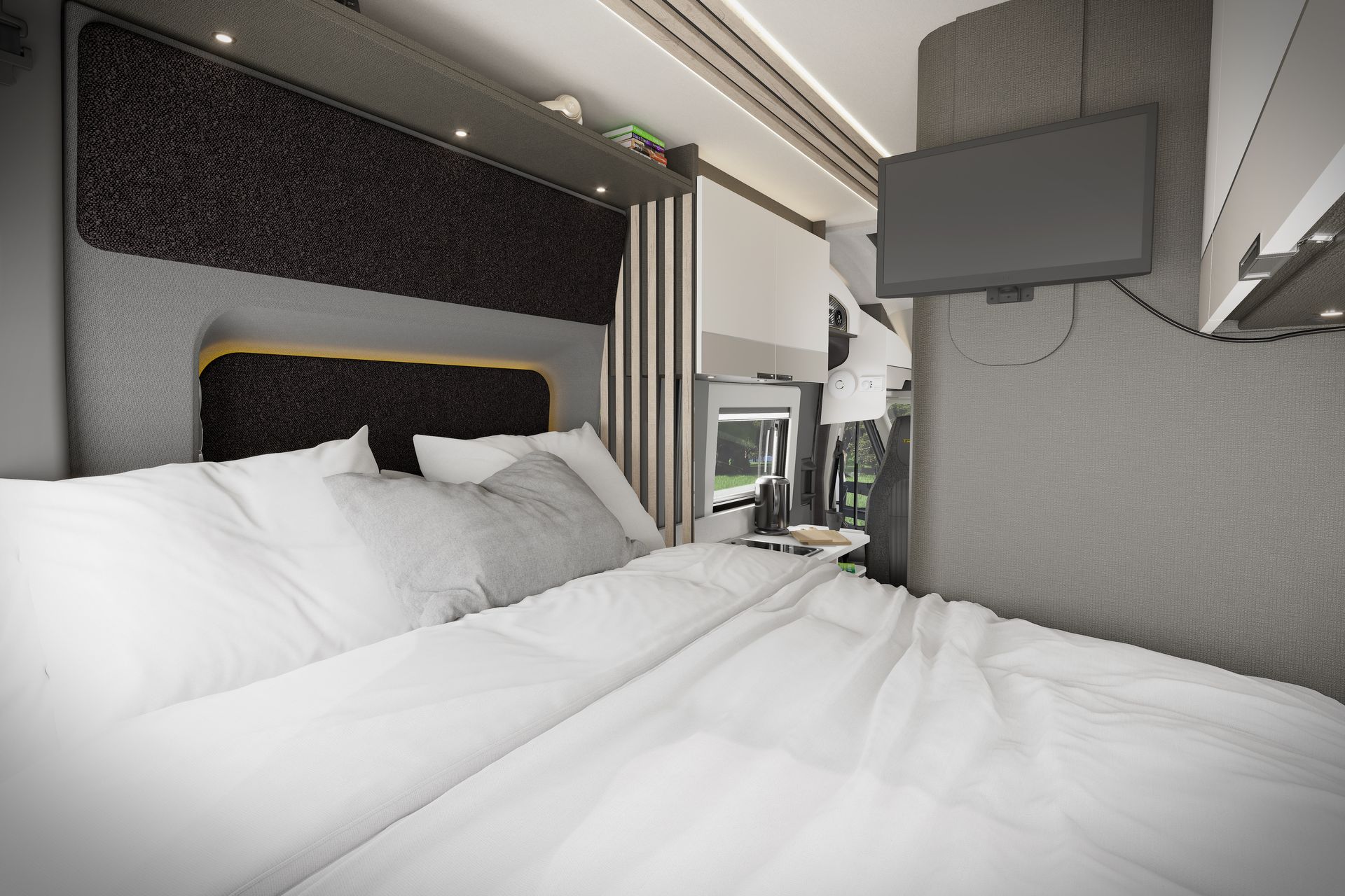 2026 Trekker S Bed Caption