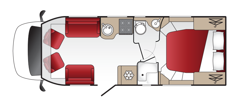 10134 Travel Master 545 Floorplan