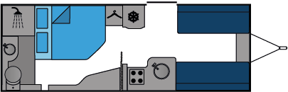 10903 Caravan French Bed End Washroom Front Dinette 2