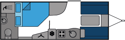 12774 Caravan French Bed End Washroom Front Dinette 4