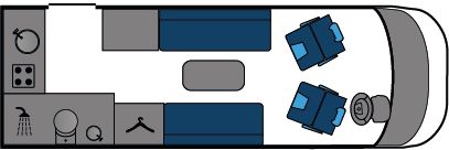 12791 Motorhome End Kitchen And Washroom