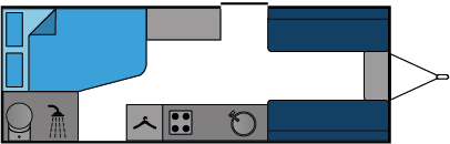 17811 Caravan French Bed End Washroom Front Dinette 3