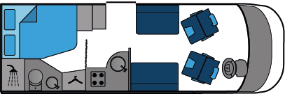 17859 Motorhome End French Bed End Washroom