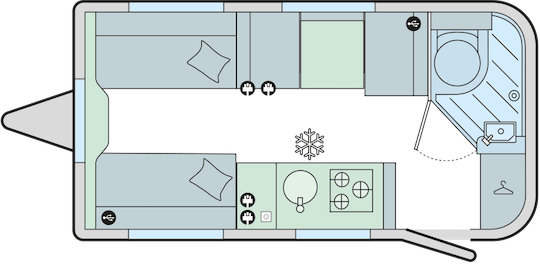 2026 Bailey Discovery D4 4L Layout