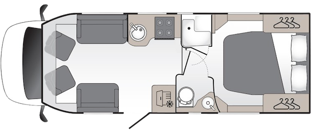 2026 Coachman Travel Master Avventura 545 Layout