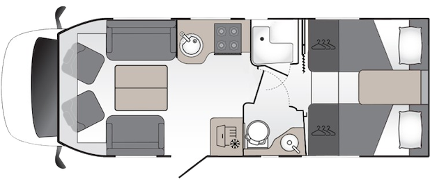 2026 Coachman Travel Master Avventura 565 Layout