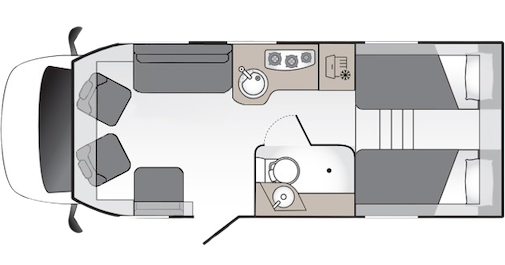 2026 Coachman Travel Master Sportivo 565 Layout