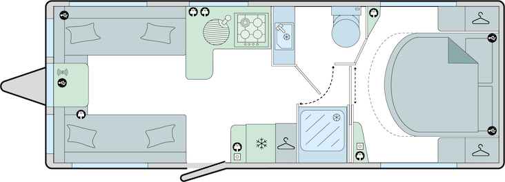 2026 Pegasus Black Messina Layout