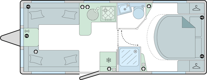 2026 Pegasus Black Portofino Layout