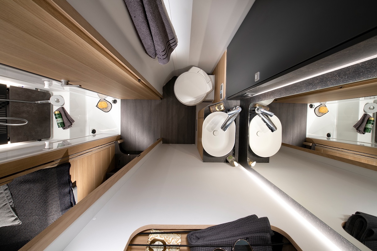 2026 Adria Sonic Supreme Washroom Caption