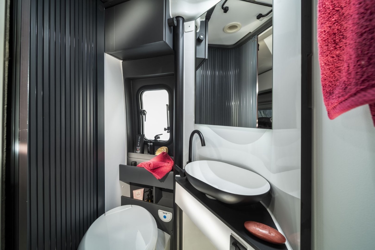 2026 Adria Twin Sport Washroom Caption