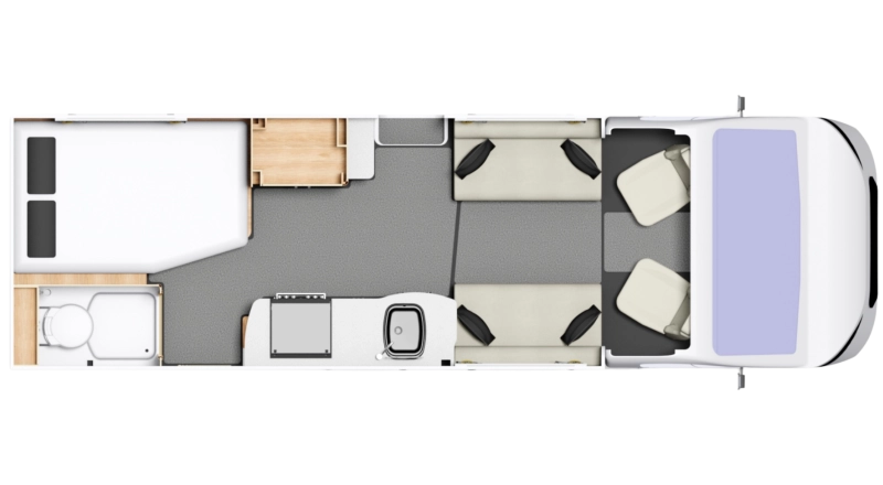 2026 Elddis Autoquest Apex 155 Layout