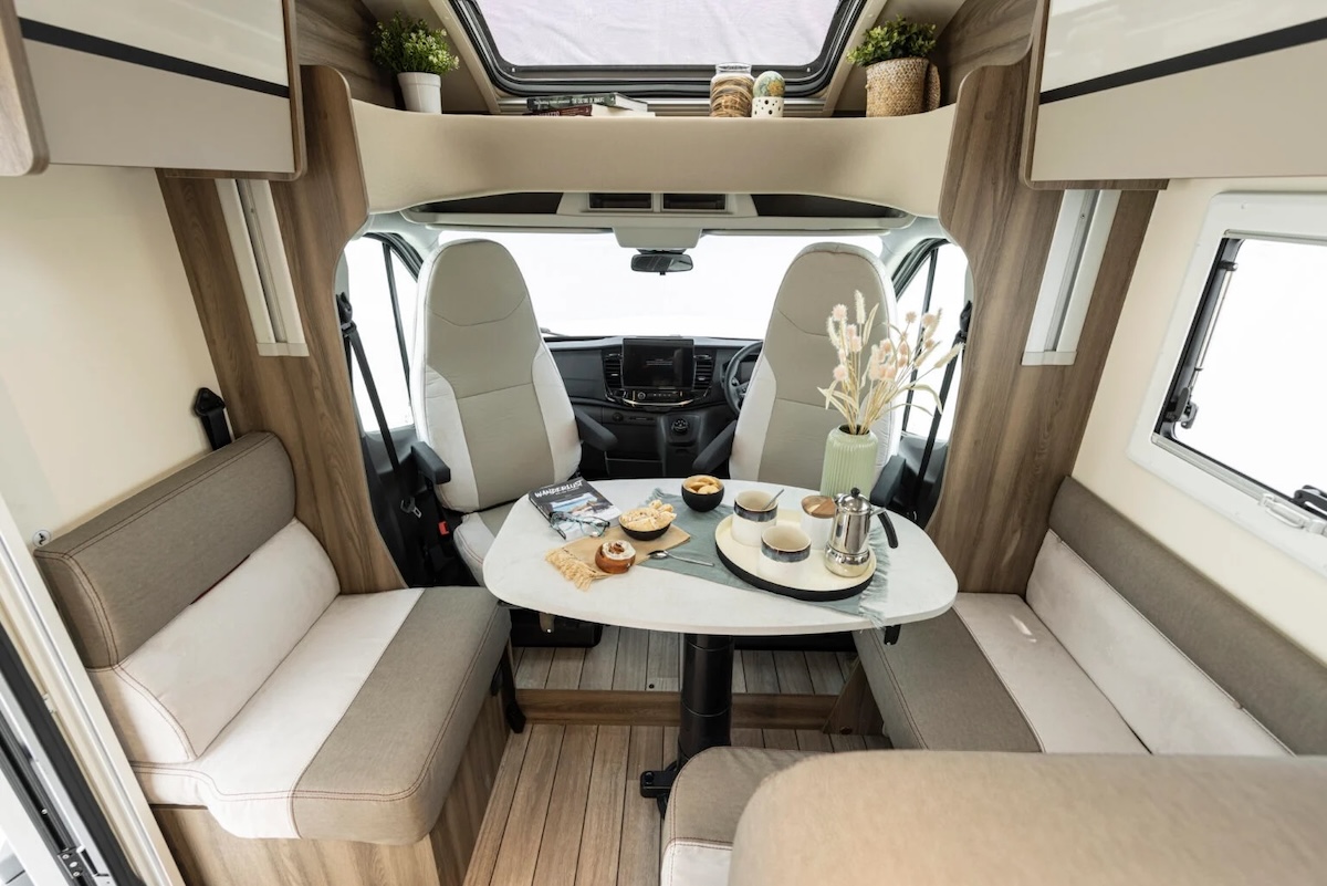 2026 Roller Team Kronos Compact 665 Front Dining Lounge Caption