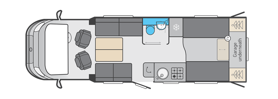 22279 2025 Voyager 574 Day Lounge