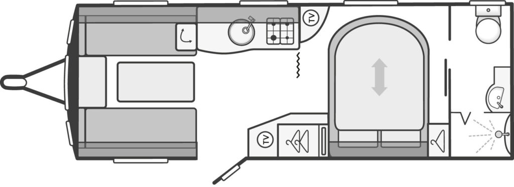 22408 Floorplans Caravans Swift Challenger Challenger 580 Rgb