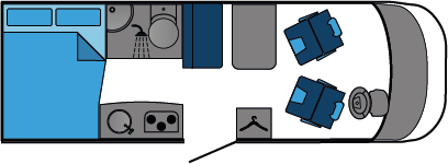 8833 Motorhome End Transverse Bed