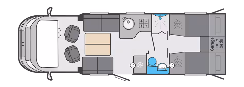 22285 2025 Voyager 584 Day Lounge