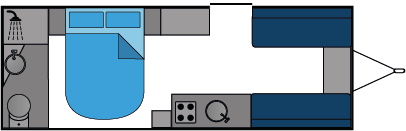 16271 Caravan Island Bed End Washroom 2