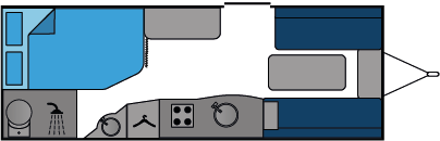 16361 Caravan French Bed End Washroom 2