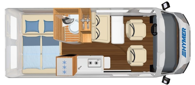 23167 Floorplan Hymer