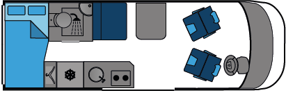23278 Van Conversion Transverse Bed 2
