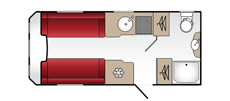 Coachman VIP 460 2025 Layout