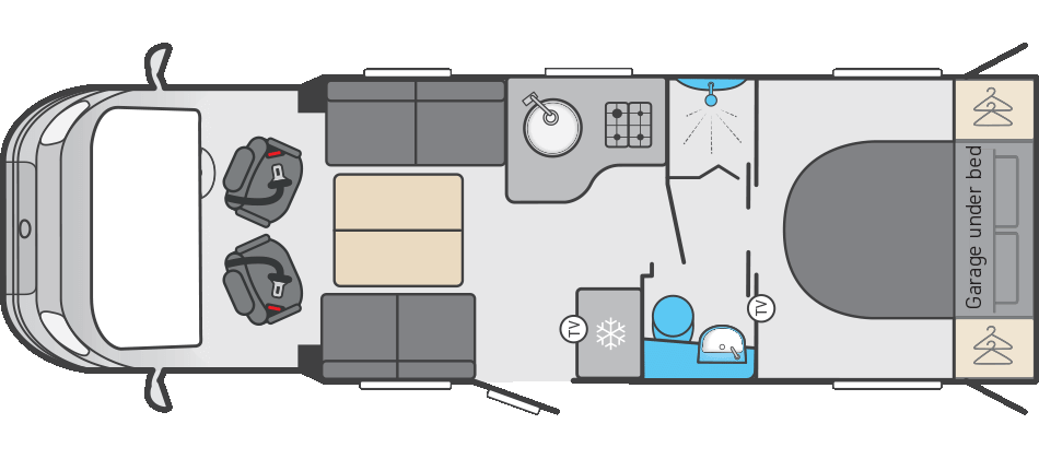 2026 Trekker 594 Day Lounge