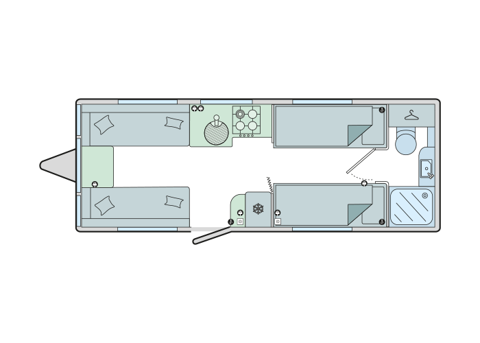Bailey Unicorn Cadiz Layout